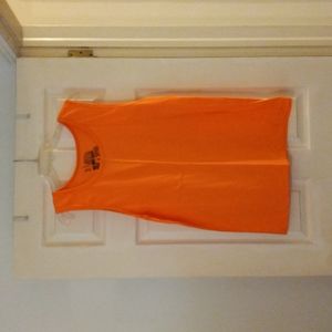 Mens L orange tank top